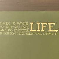 Life is what happens when you’re busy making other plans   at Goldig in Lagos