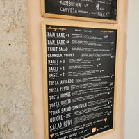 Menu at Goldig in Lagos