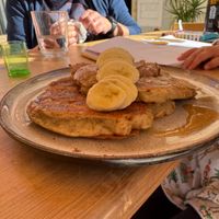 banana pancakes at Goldig in Lagos