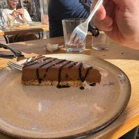 chocolate tart at Goldig in Lagos