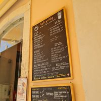 Menu at Goldig in Lagos