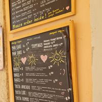 Menu at Goldig in Lagos