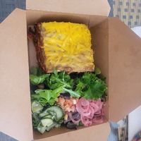 Lasagna at Goldig in Lagos