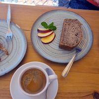 tasty cake and banana bread at Goldig in Lagos