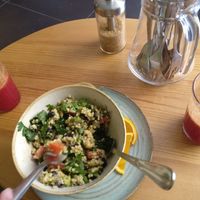 Mexikan Bowl, Saft des Tages. at Goldig in Lagos