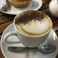 Capuccino com leite de amendoim caseiro  at Pop Art Cafe in Foz Do Iguacu