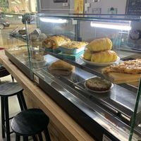 Vegan pastries (both sweet and savory) at Pop Art Cafe in Foz Do Iguacu