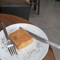 Vegan sopa paraguaya at Pop Art Cafe in Foz Do Iguacu