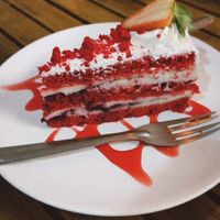 Red velvett  at Pop Art Cafe in Foz Do Iguacu