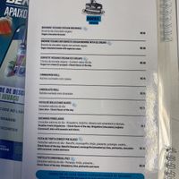 Menu April 2026  at Pop Art Cafe in Foz Do Iguacu