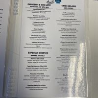 Menu April 2026  at Pop Art Cafe in Foz Do Iguacu