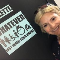 Anyone can use the toilet here :-) at Pop Art Cafe in Foz Do Iguacu