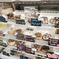 everything vegan :) at Cinnaholic in Los Angeles