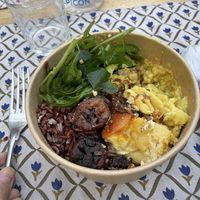 Takeaway platter at Eat of Eden in South West London