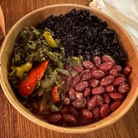 Stewed peas calalloo meal   at Eat of Eden in South West London