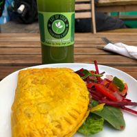 Calalloo patty at Eat of Eden in South West London