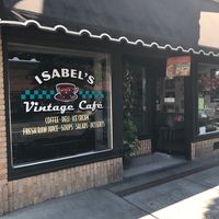 front at Isabel's Vintage Cafe in Ripon