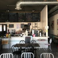 inside at Isabel's Vintage Cafe in Ripon