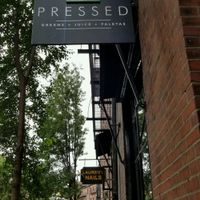 Outside at Pressed in Boston