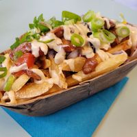 Loaded chips at Palma Kiosk & Kaffebar in Sarpsborg
