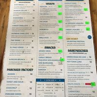 Parte trasera de la carta at Moksha Yoga and Surf Hostel in Huanchaco