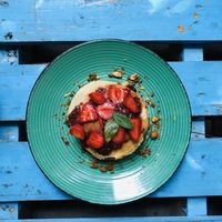 Pancake mix (vegan version)   at Moksha Yoga and Surf Hostel in Huanchaco