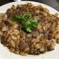 Eggless stir fried carrot cake at SHU Vegetarian 蔬方斋 - Ang Mo Kio  in Northeast Singapore