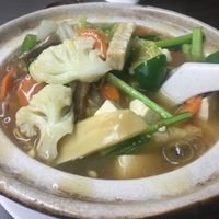 Claypot E-Mee $4.50 at SHU Vegetarian 蔬方斋 - Ang Mo Kio  in Northeast Singapore