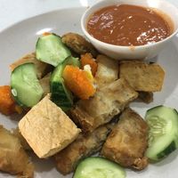 Indian Rojak with Tempeh at SHU Vegetarian 蔬方斋 - Ang Mo Kio  in Northeast Singapore