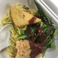 Dry Yong Tau Foo noodles  at SHU Vegetarian 蔬方斋 - Ang Mo Kio  in Northeast Singapore