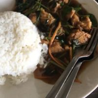ginger chicken rice at SHU Vegetarian 蔬方斋 - Ang Mo Kio  in Northeast Singapore