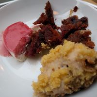 Dessert selection at Tibits in South East London