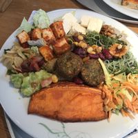 Pay by weight summer 2019 menu  at Tibits in South East London