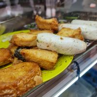 Fish cakes  ~ 27/11/21 at Xiang Mei Vegetarian in East Singapore