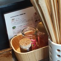 Hairbands available incase you have long hair!!! Haha at Soranoiro in Tokyo