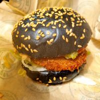Seitan Schnitzel at Vburger Camden in North West London
