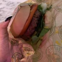 GF beyond burger  at Vburger Camden in North West London