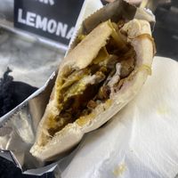 Excuse the bite mark - I was too hungry!   at Vburger Camden in North West London