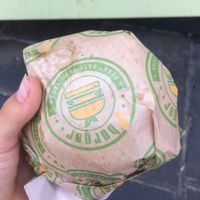 No plastic!  at Vburger Camden in North West London