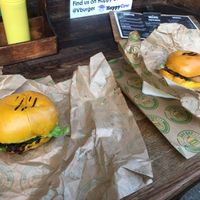 vburger
seitan and beetroot at Vburger Camden in North West London