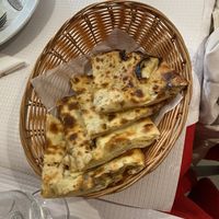 Vegan cheese mushroom naan  at Sanskar Nepal in Lisbon