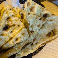 Garlic naan at Sanskar Nepal in Lisbon