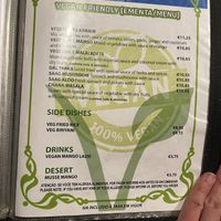 Vegan Menu 2/2  at Sanskar Nepal in Lisbon