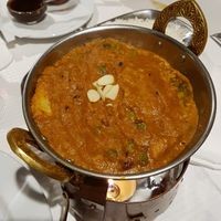 Vegan chicken massala at Sanskar Nepal in Lisbon