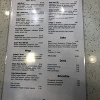 Menu 2 at enVegan in Morrow