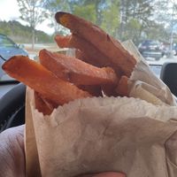 Sweet potato fries  at enVegan in Morrow