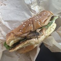 Fried Chicken Sandwich  at enVegan in Morrow