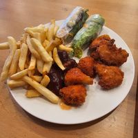 Sampler Plate. 😛 at enVegan in Morrow