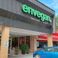 Outside at enVegan in Morrow