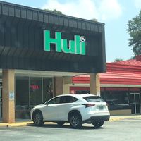 outside at enVegan in Morrow